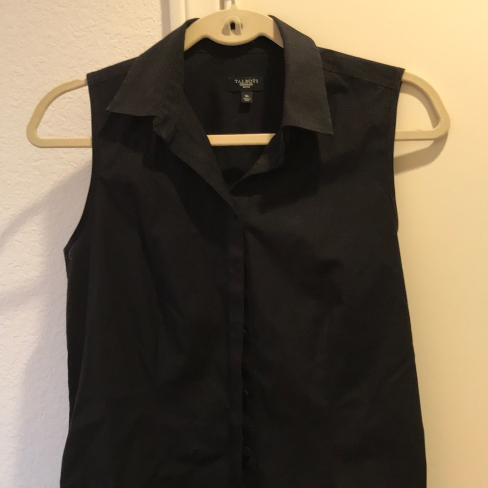 Talbots Sleeveless Perfect Shirt